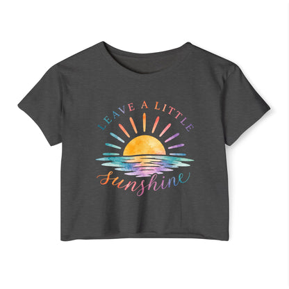 Leave A Little Sunshine Crop Top