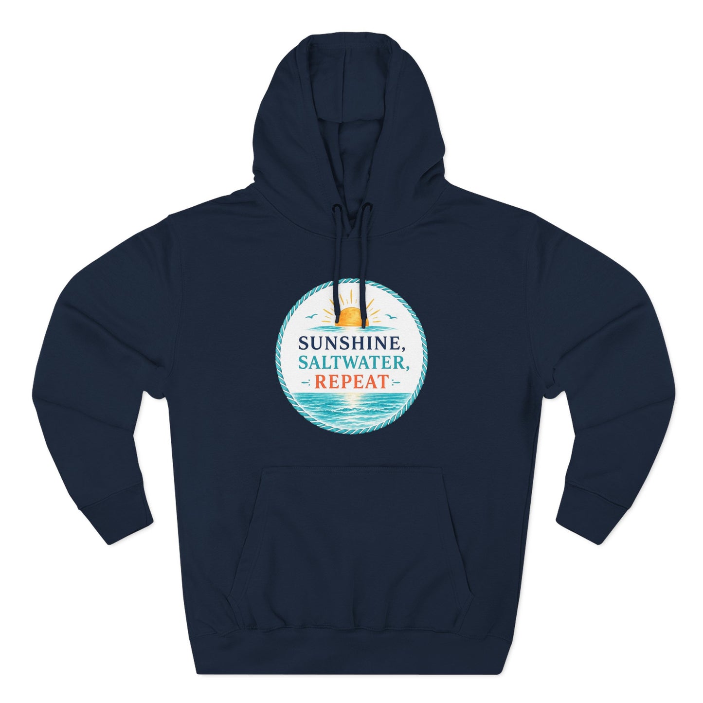 Sunshine, Saltwater, Repeat Mid-Heavyweight Hoodie
