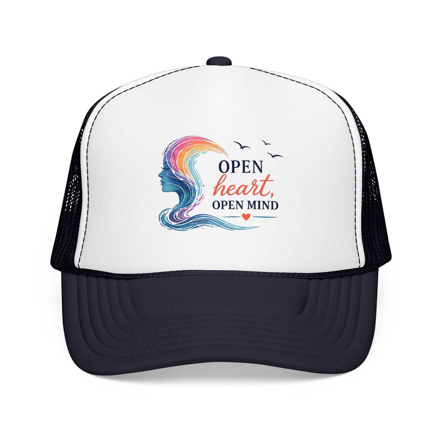 Open Heart, Open Mind Trucker Hat