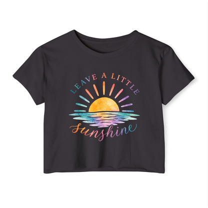 Leave A Little Sunshine Crop Top