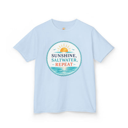 Sunshine, Saltwater, Repeat Kids Tee