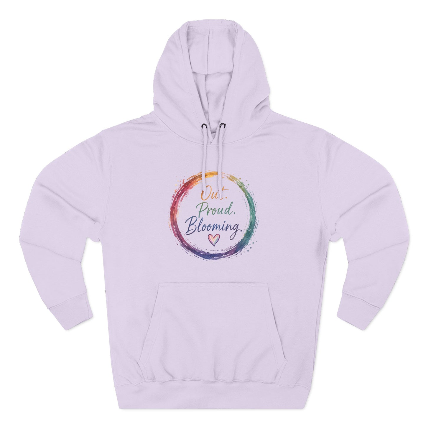Out. Proud. Blooming. Mid-Heavyweight Hoodie
