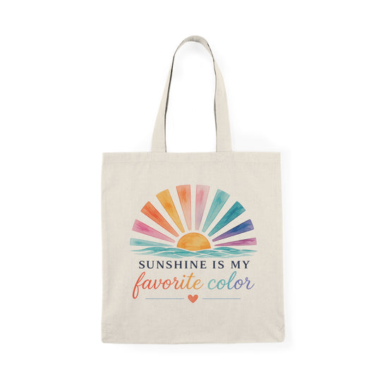 Sunshine Is My Favorite Color Tote Bag