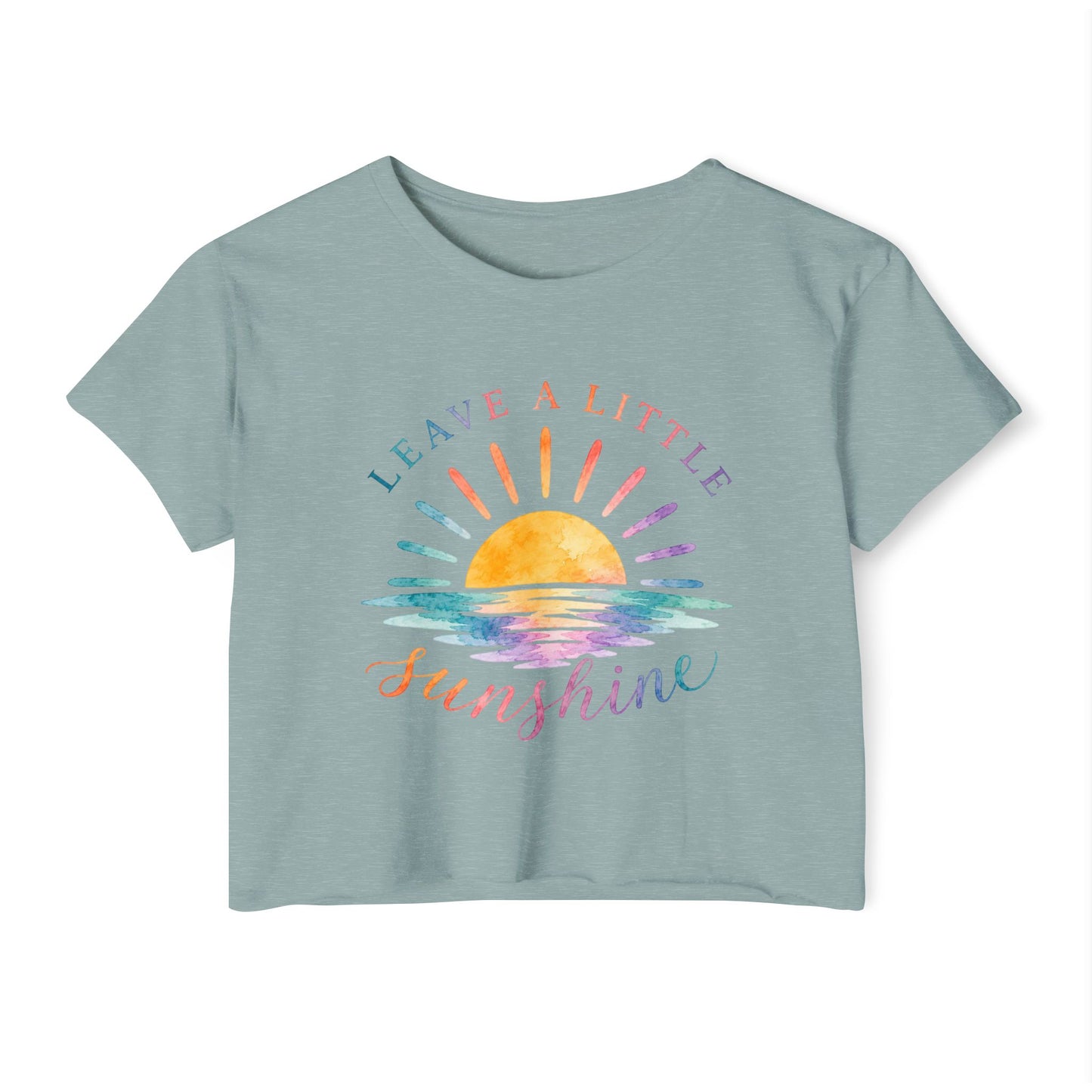Leave A Little Sunshine Crop Top