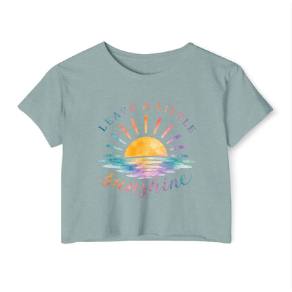 Leave A Little Sunshine Crop Top