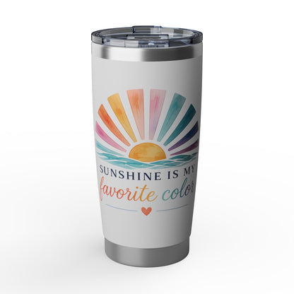 Sunshine Is My Favorite Color 20 oz Tumbler