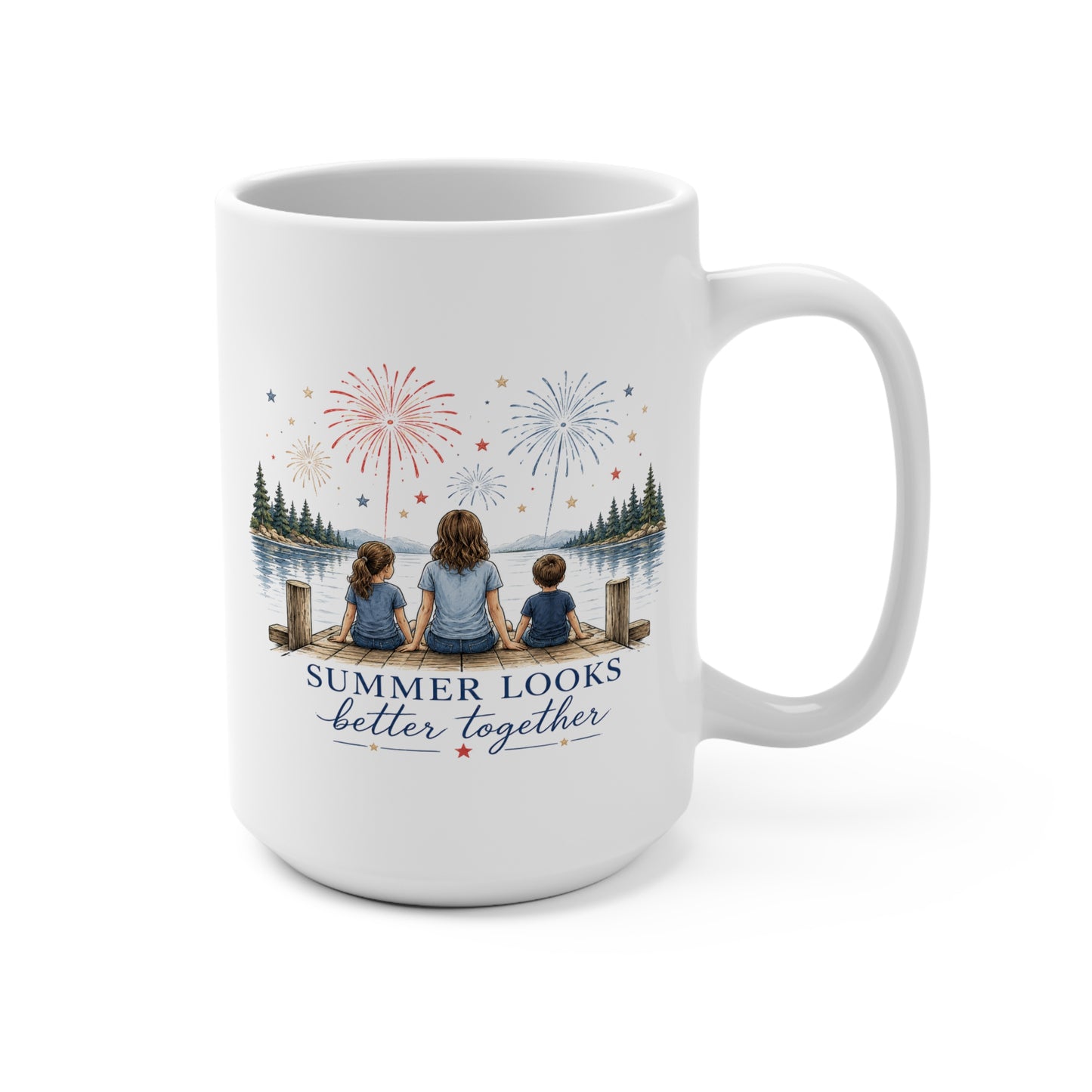 Summer Looks Better Together 15 oz Mug