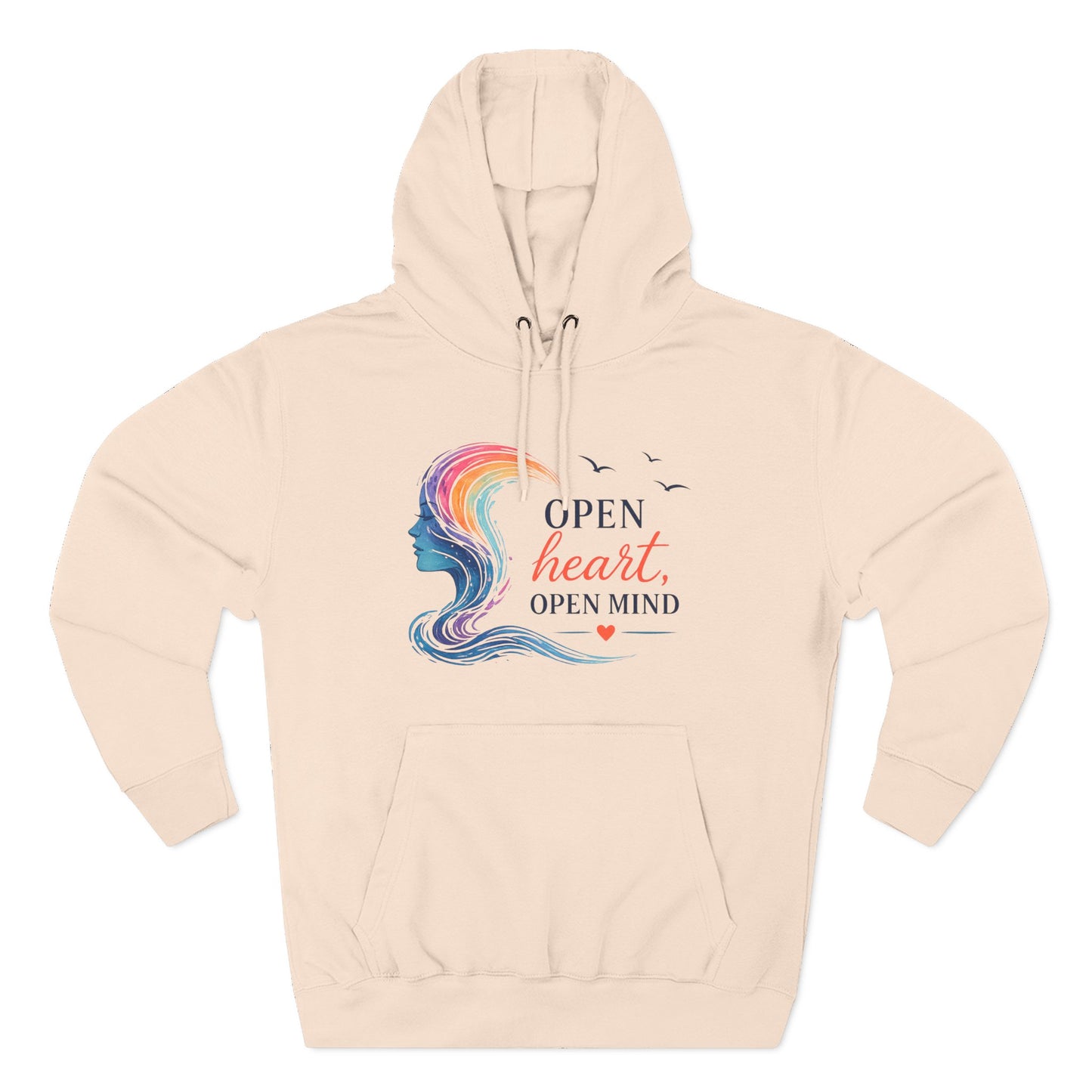 Open Heart Open Mind Mid-Heavyweight Hoodie