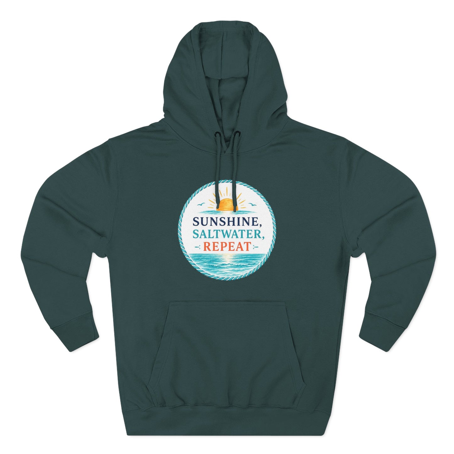 Sunshine, Saltwater, Repeat Mid-Heavyweight Hoodie