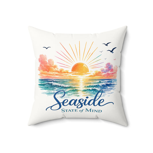 Seaside State Of Mind Throw Pillow