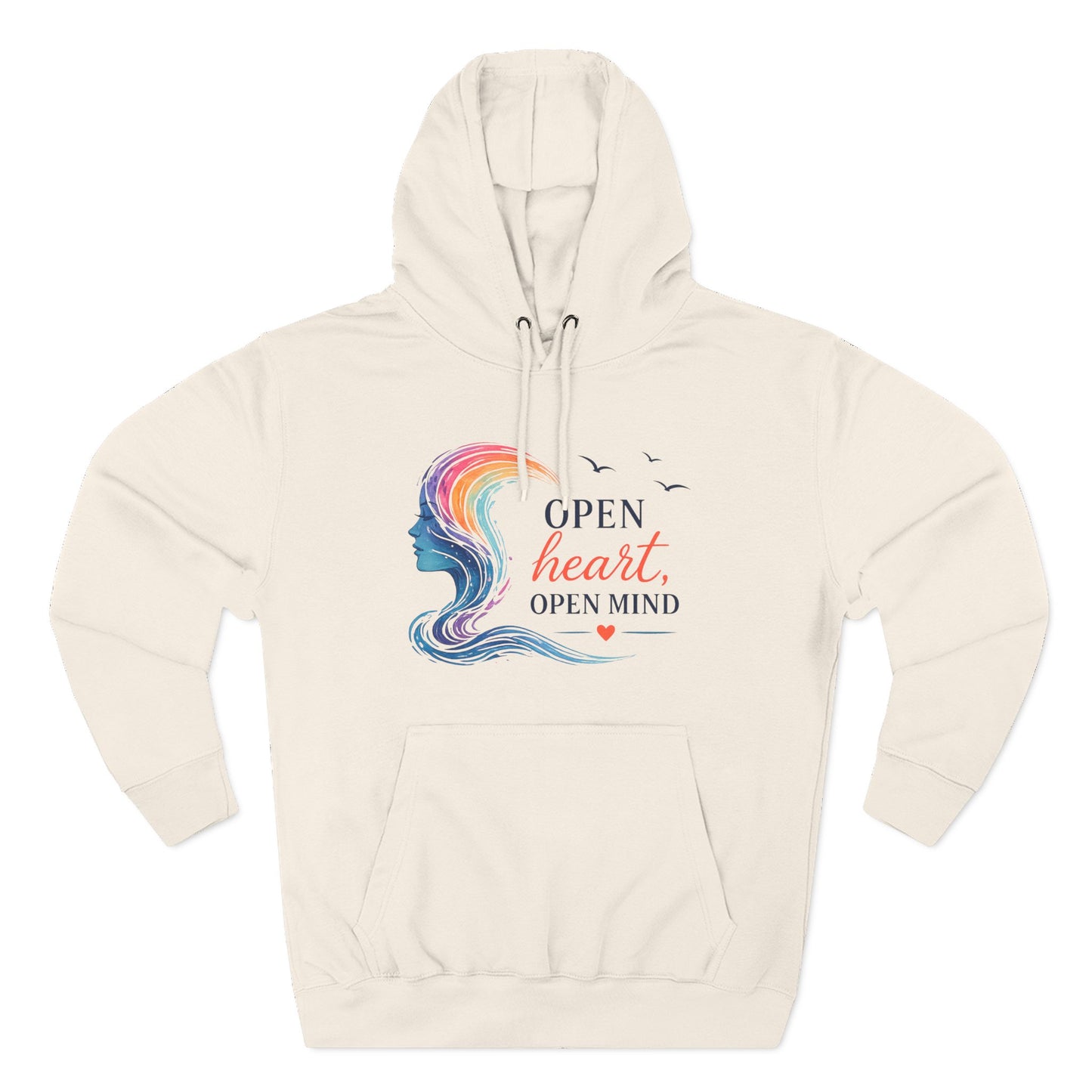 Open Heart Open Mind Mid-Heavyweight Hoodie