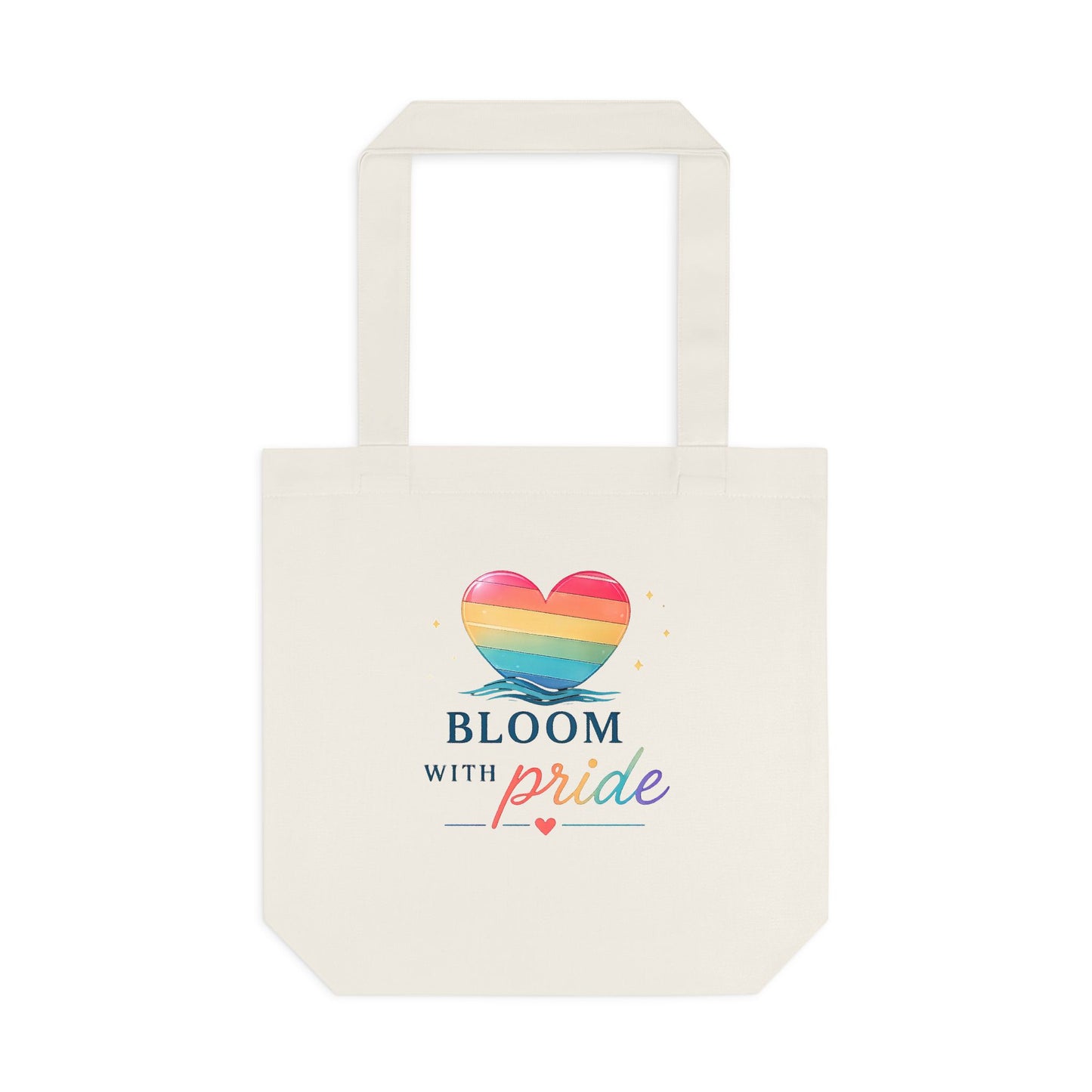 Bloom With Pride Canvas Tote Bag