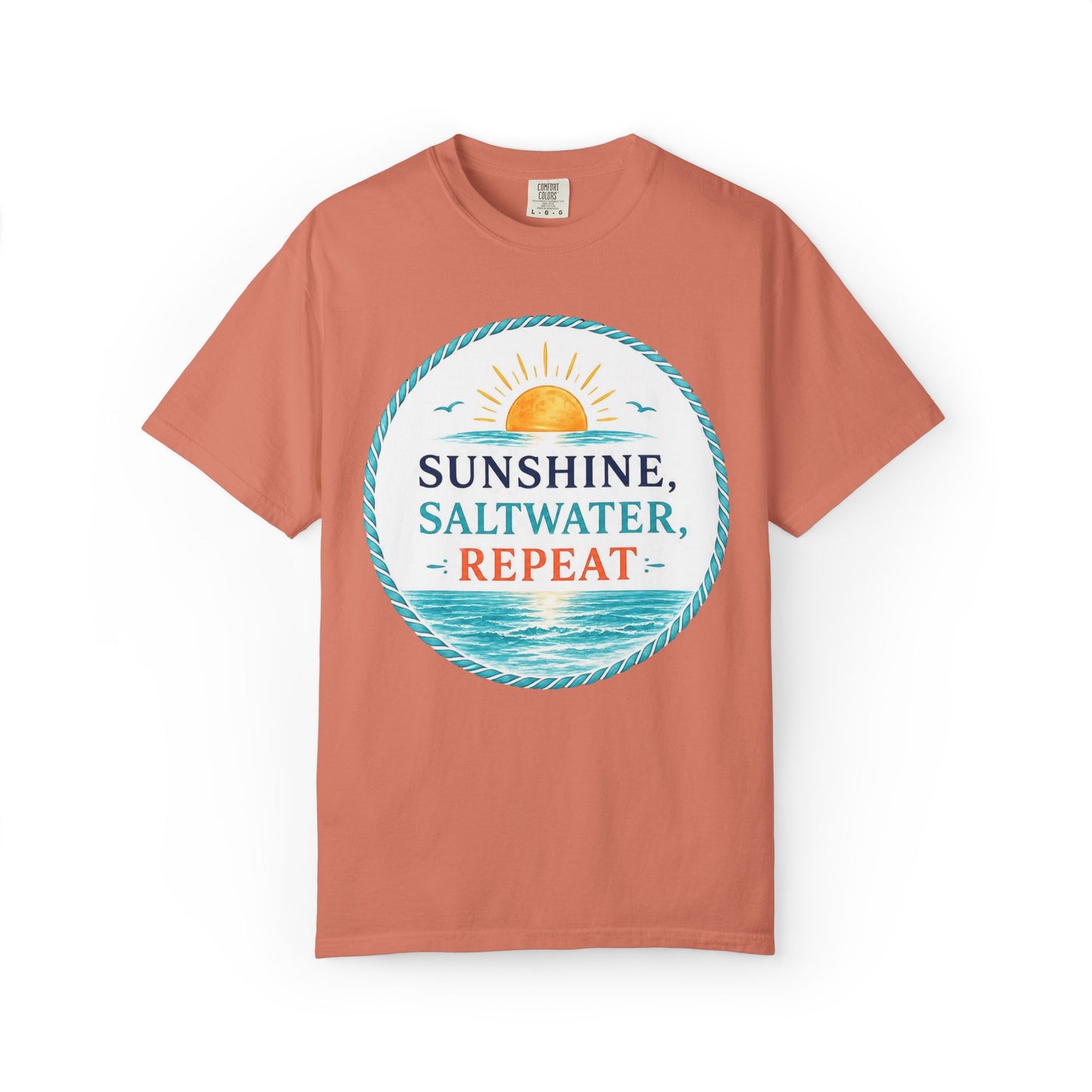 Sunshine, Saltwater, Repeat Comfort Tee