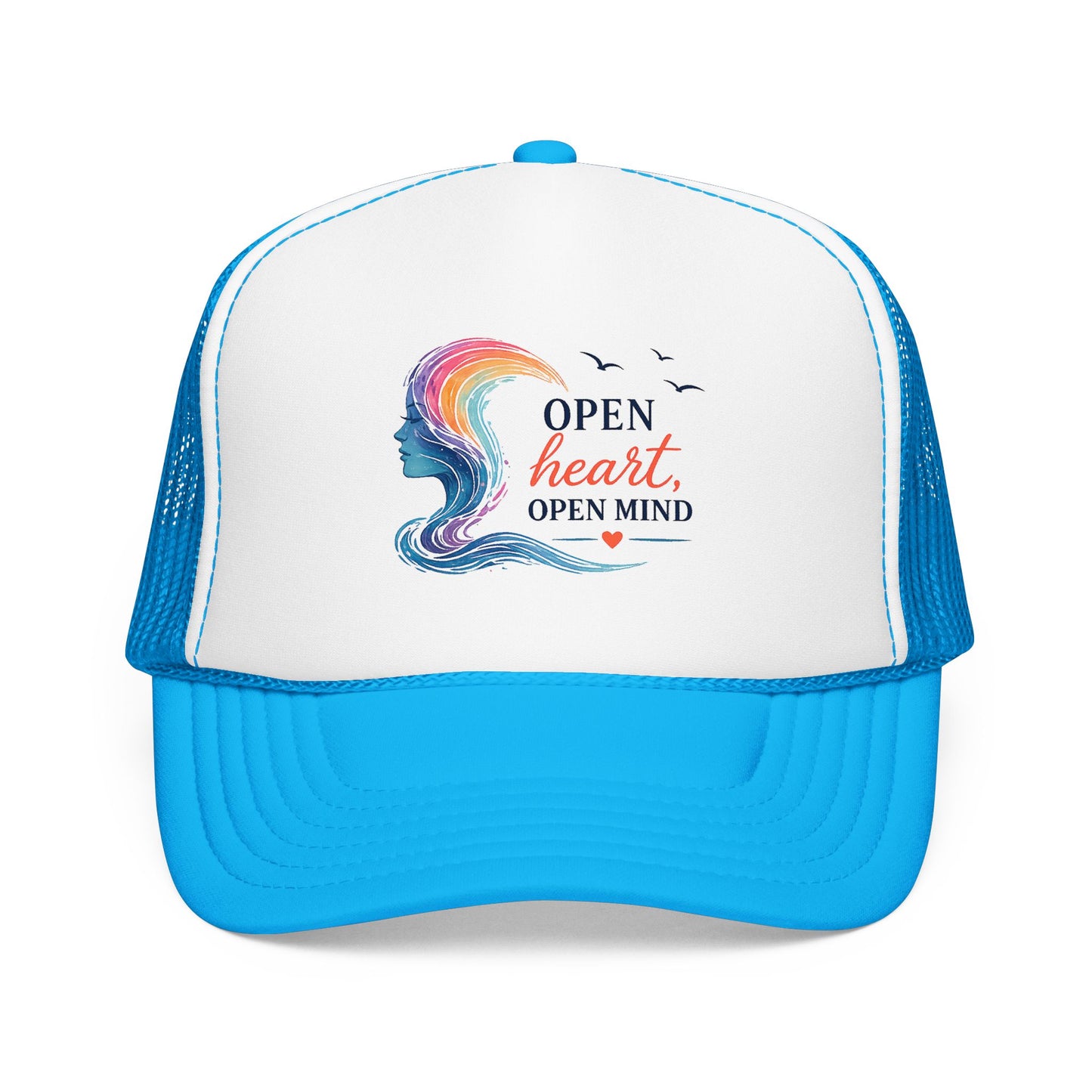 Open Heart, Open Mind Trucker Hat