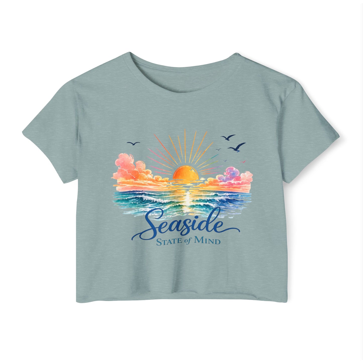 Seaside State Of Mind Crop Top