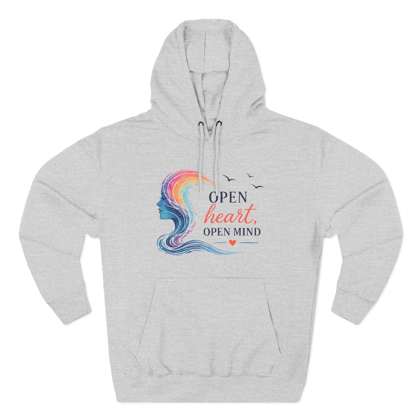 Open Heart Open Mind Mid-Heavyweight Hoodie