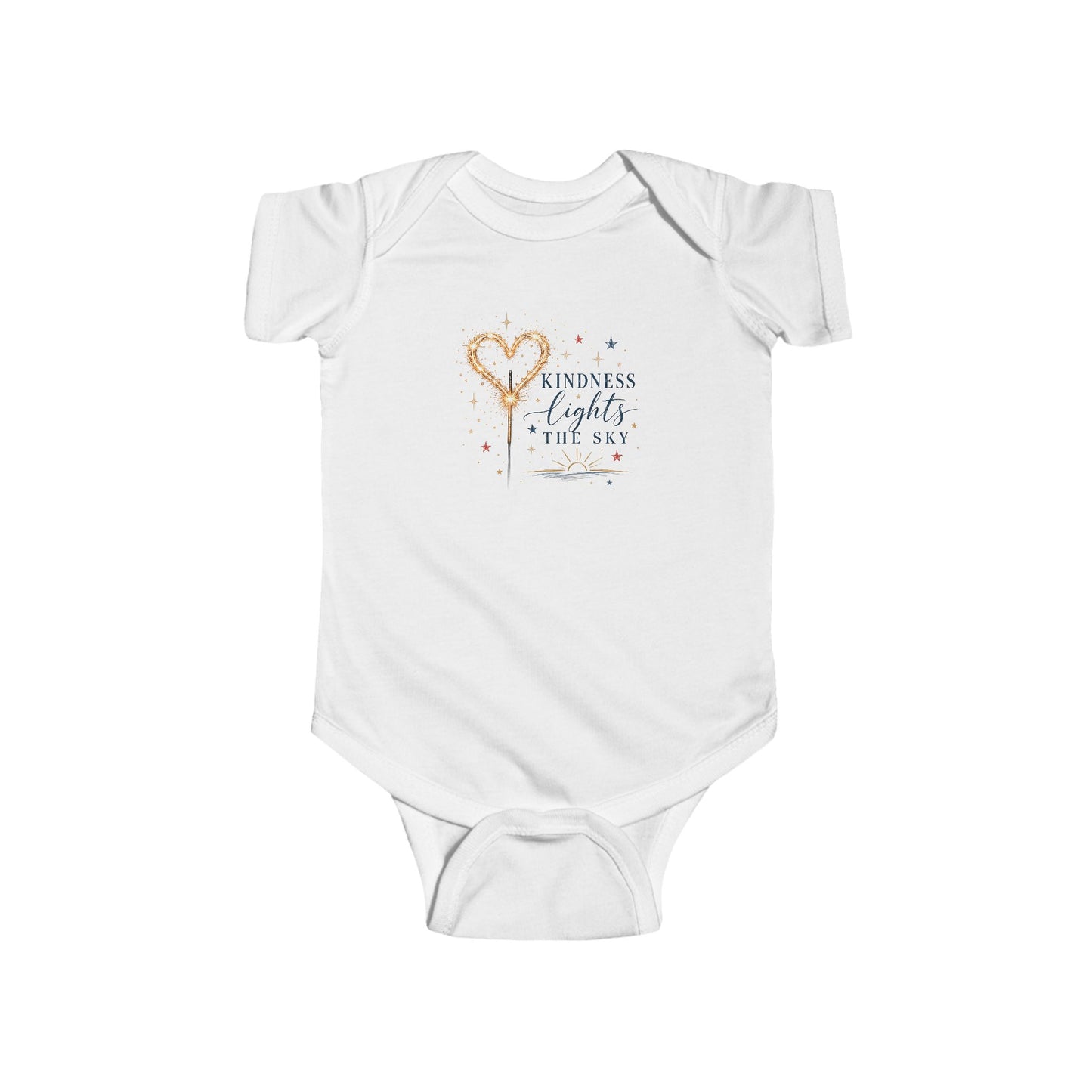 Kindness Lights The Sky Baby Onesie
