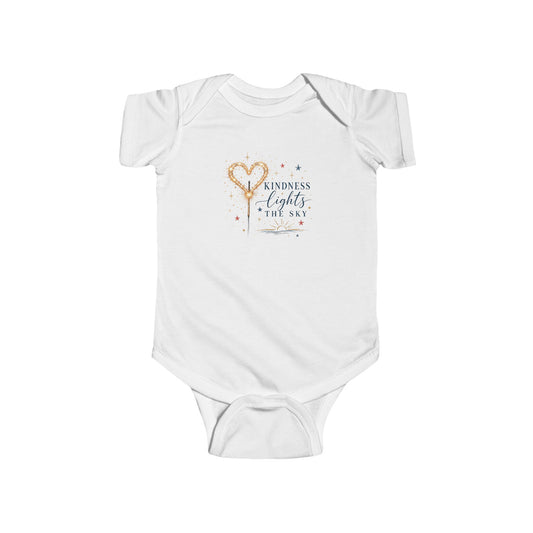 Kindness Lights The Sky Baby Onesie