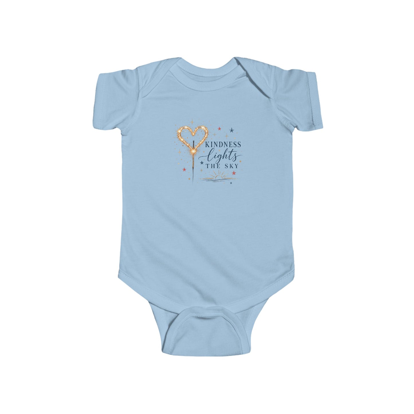 Kindness Lights The Sky Baby Onesie