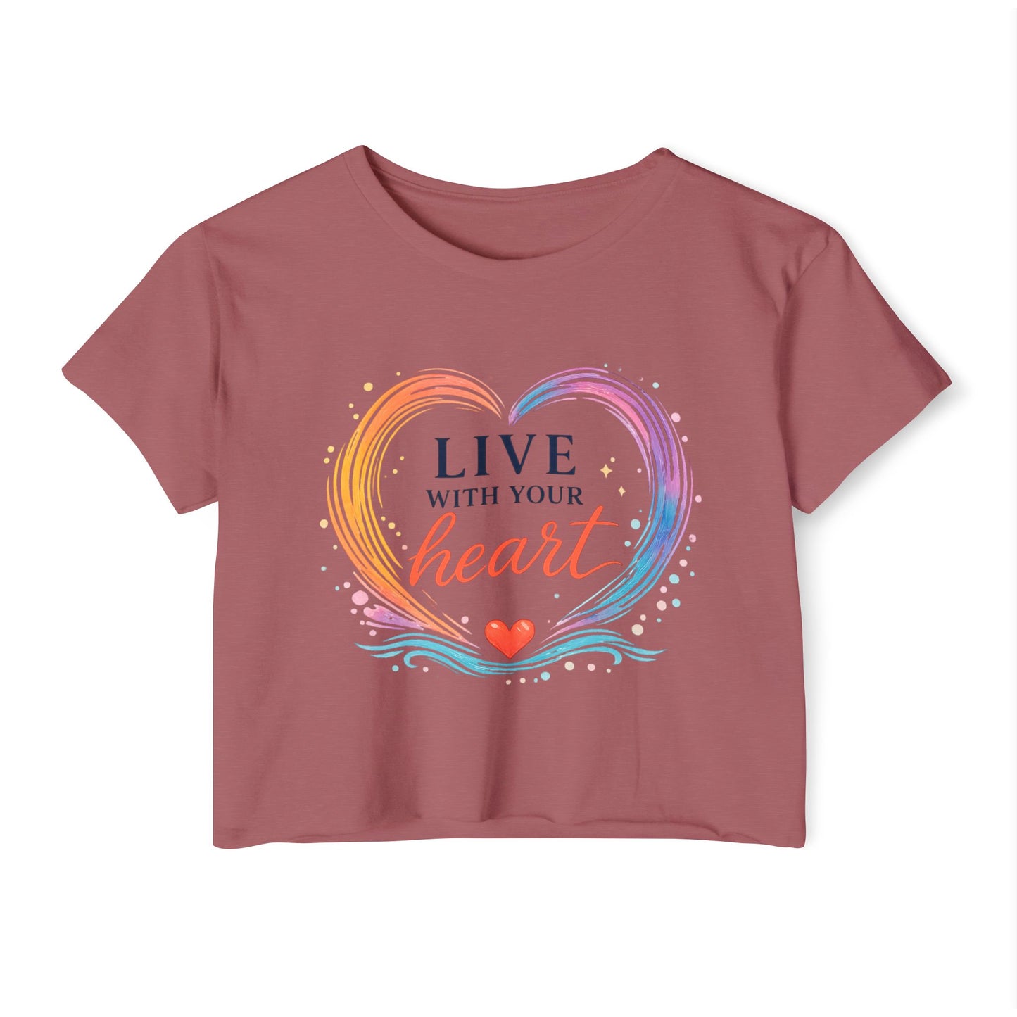 Live With Your Heart Crop Top