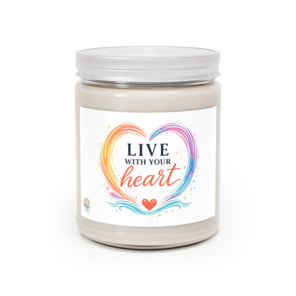 Live With Your Heart Scented Soy 9 oz Candle