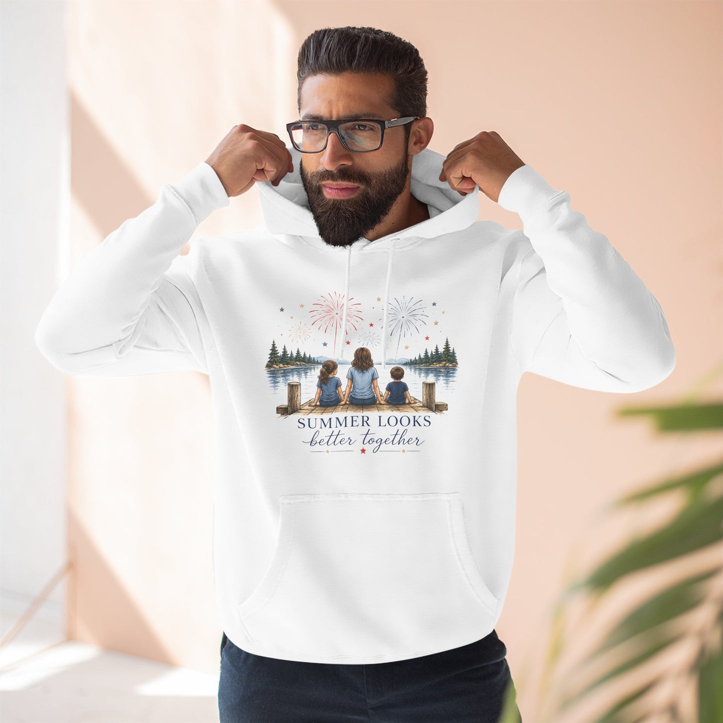 Summer Looks Better Together Mid-Heavyweight Hoodie