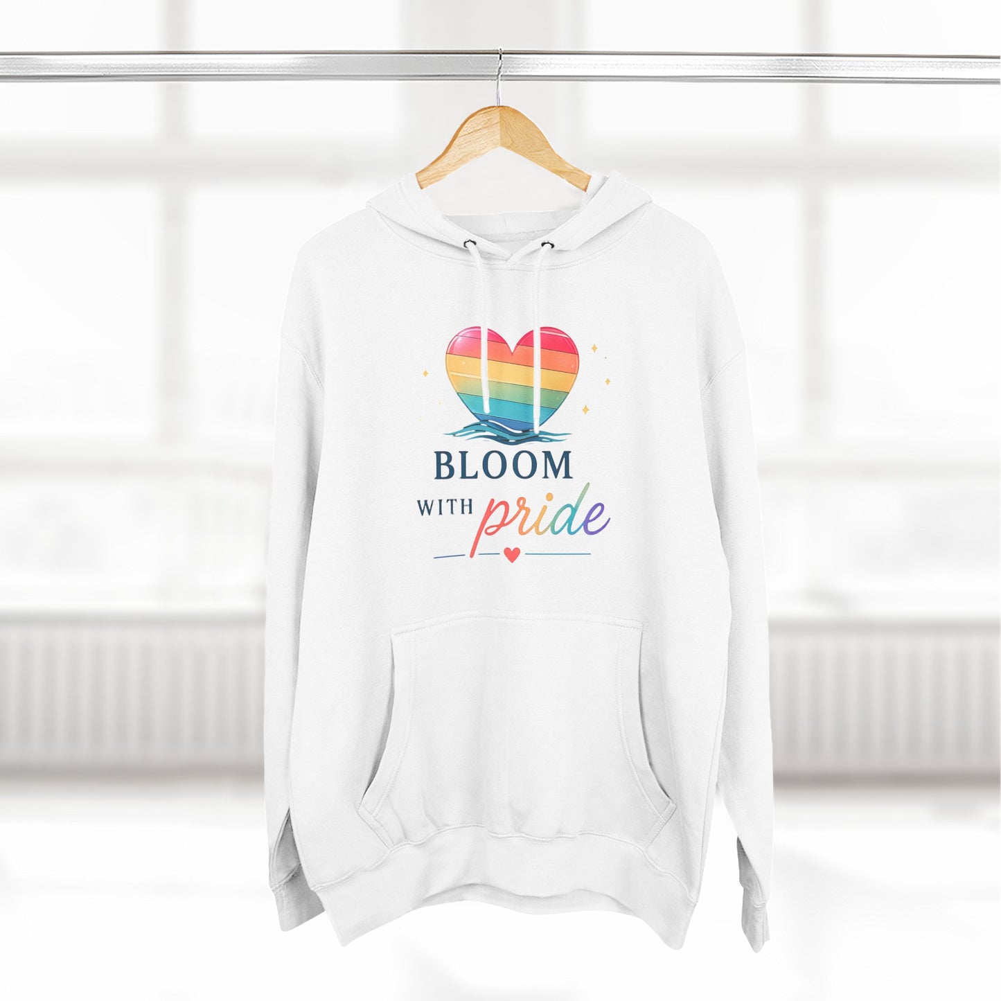 Bloom With Pride Mid-Heavyweight Hoodie