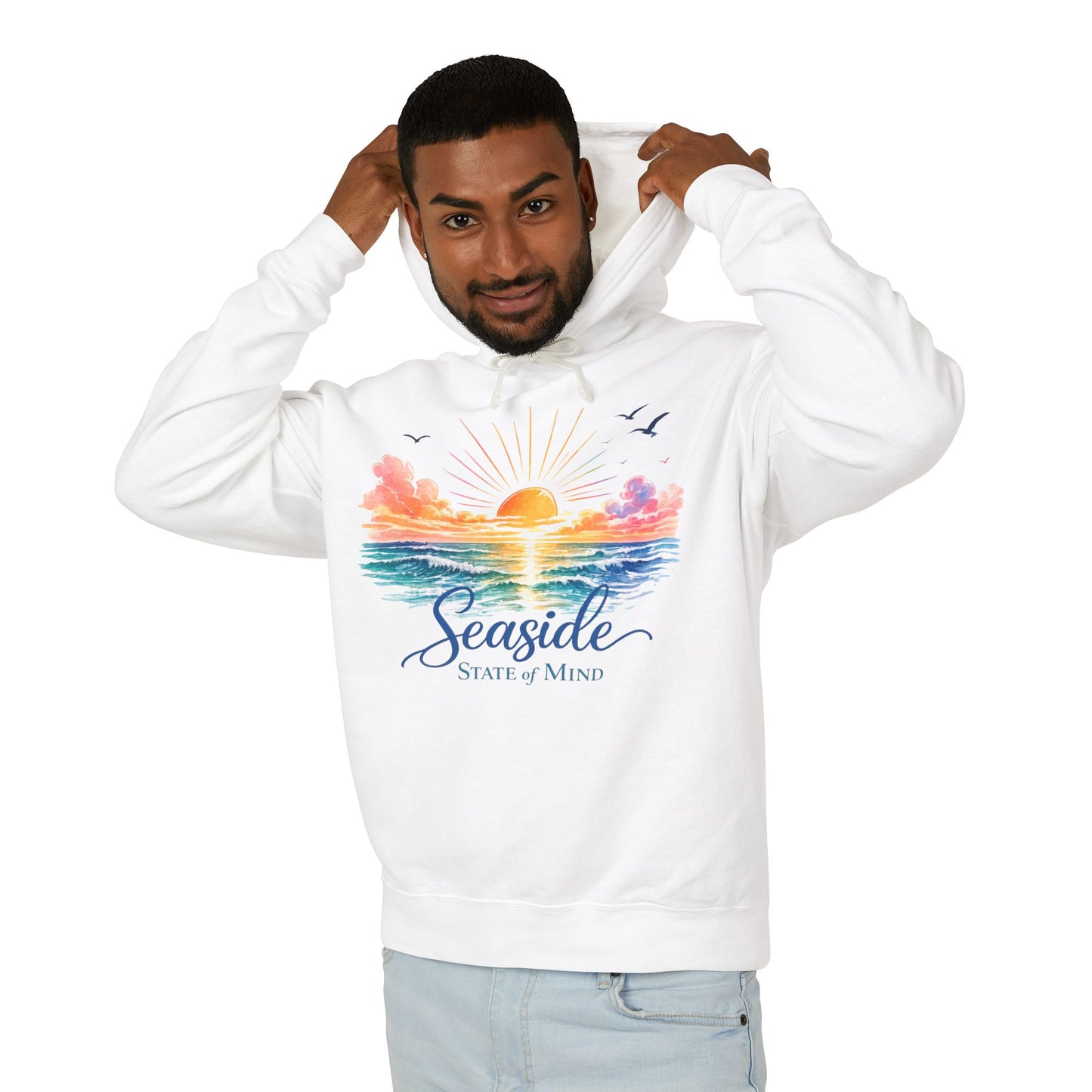 Seaside State Of Mind Comfort Hoodie