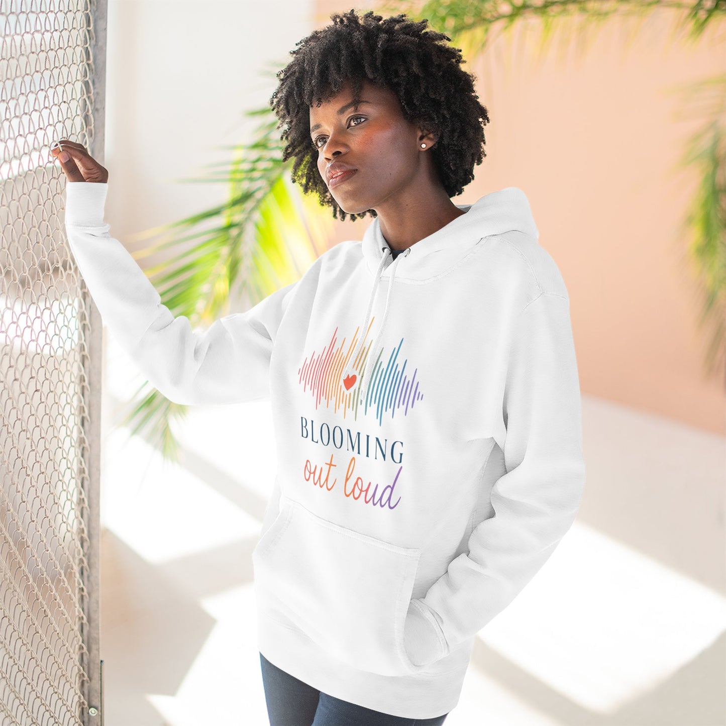 Blooming Out Loud Mid-Heavyweight Hoodie
