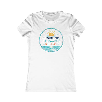 Sunshine, Saltwater, Repeat Women's Tee