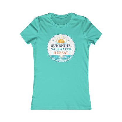 Sunshine, Saltwater, Repeat Women's Tee