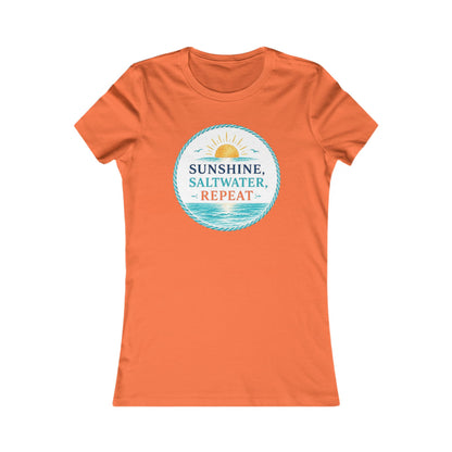 Sunshine, Saltwater, Repeat Women's Tee