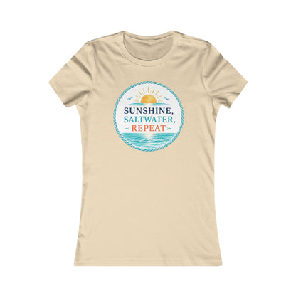 Sunshine, Saltwater, Repeat Women's Tee