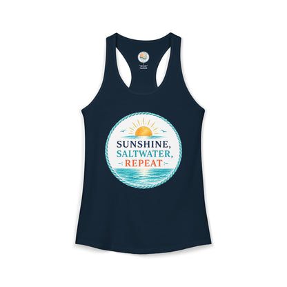 Sunshine, Saltwater, Repeat Women's Tank