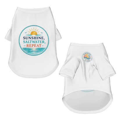 Sunshine, Saltwater, Repeat Dog Tee