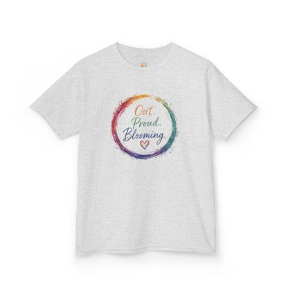 Out. Proud. Blooming. Kids Tee