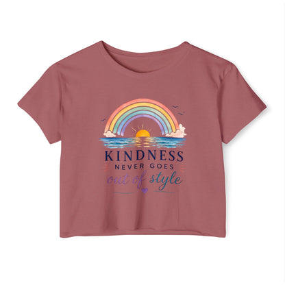 Kindness Never Goes Out Of Style Crop Top