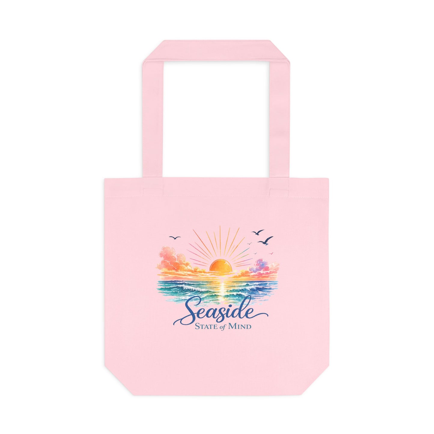 Seaside State Of Mind Canvas Tote Bag