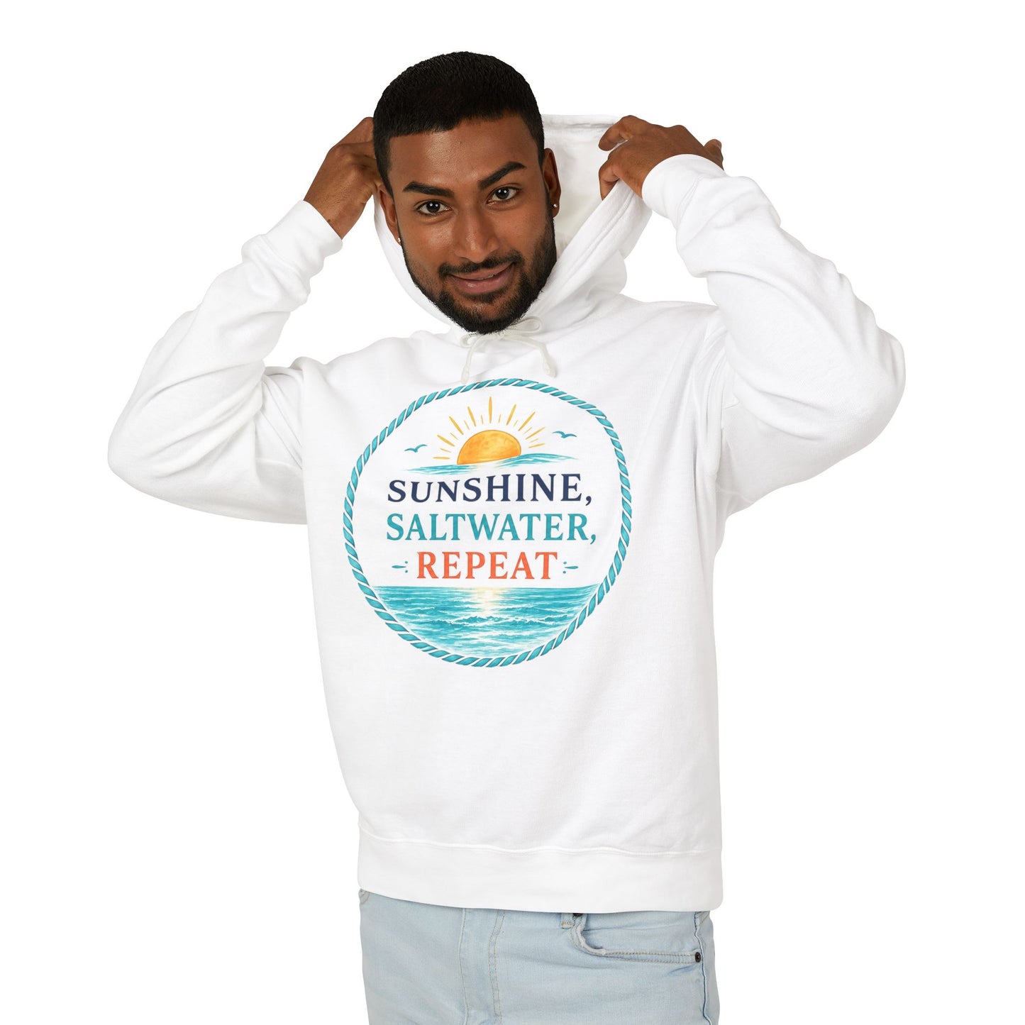 Sunshine, Saltwater, Repeat Comfort Hoodie