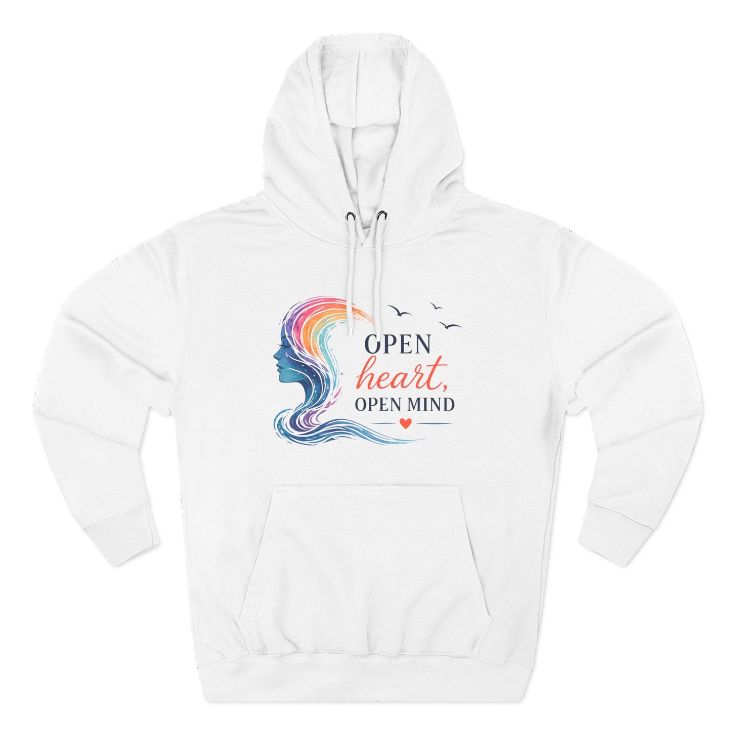 Open Heart Open Mind Mid-Heavyweight Hoodie