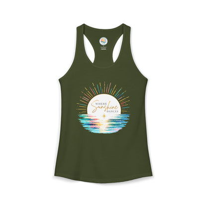 Where Sunshine Dances Women's Tank