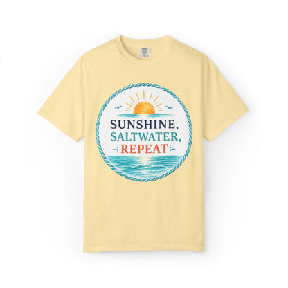 Sunshine, Saltwater, Repeat Comfort Tee