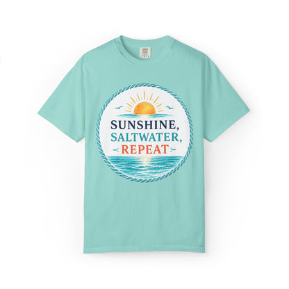 Sunshine, Saltwater, Repeat Comfort Tee
