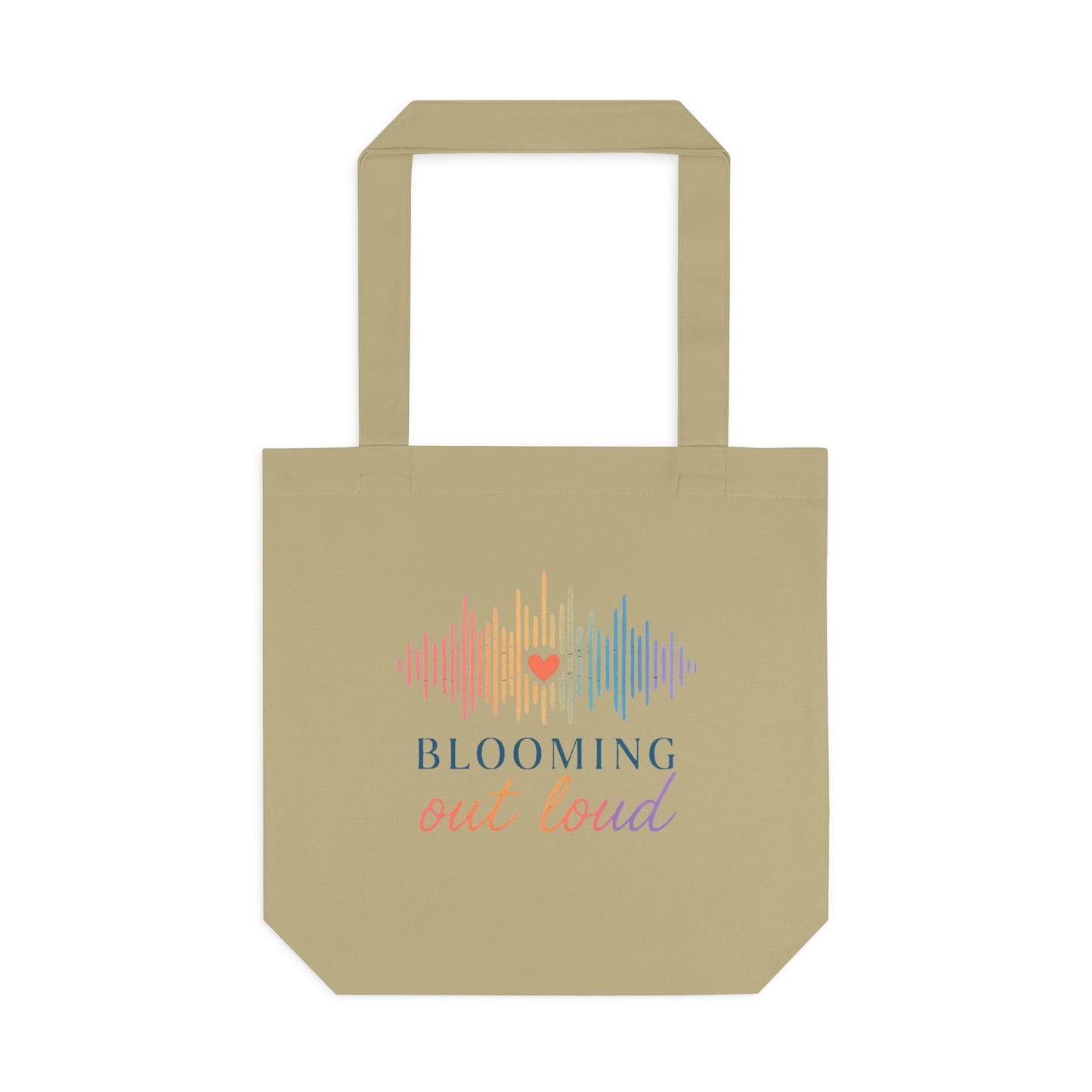 Blooming Out Loud Canvas Tote Bag