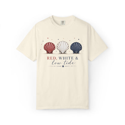Red, White & Low Tide Comfort Tee