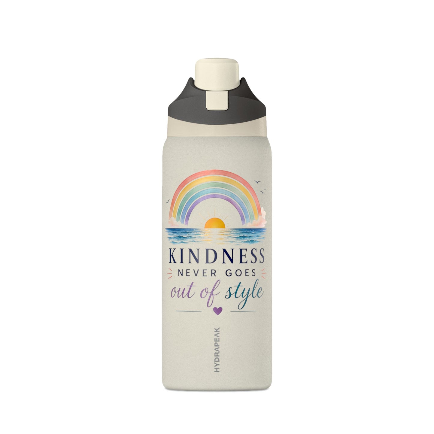 Kindness Never Goes Out Of Style 32 oz Premium Hydrapeak Water Bottle