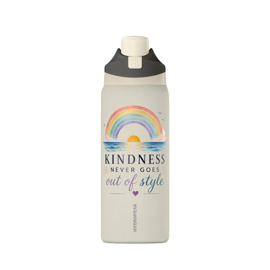 Kindness Never Goes Out Of Style 32 oz Premium Hydrapeak Water Bottle