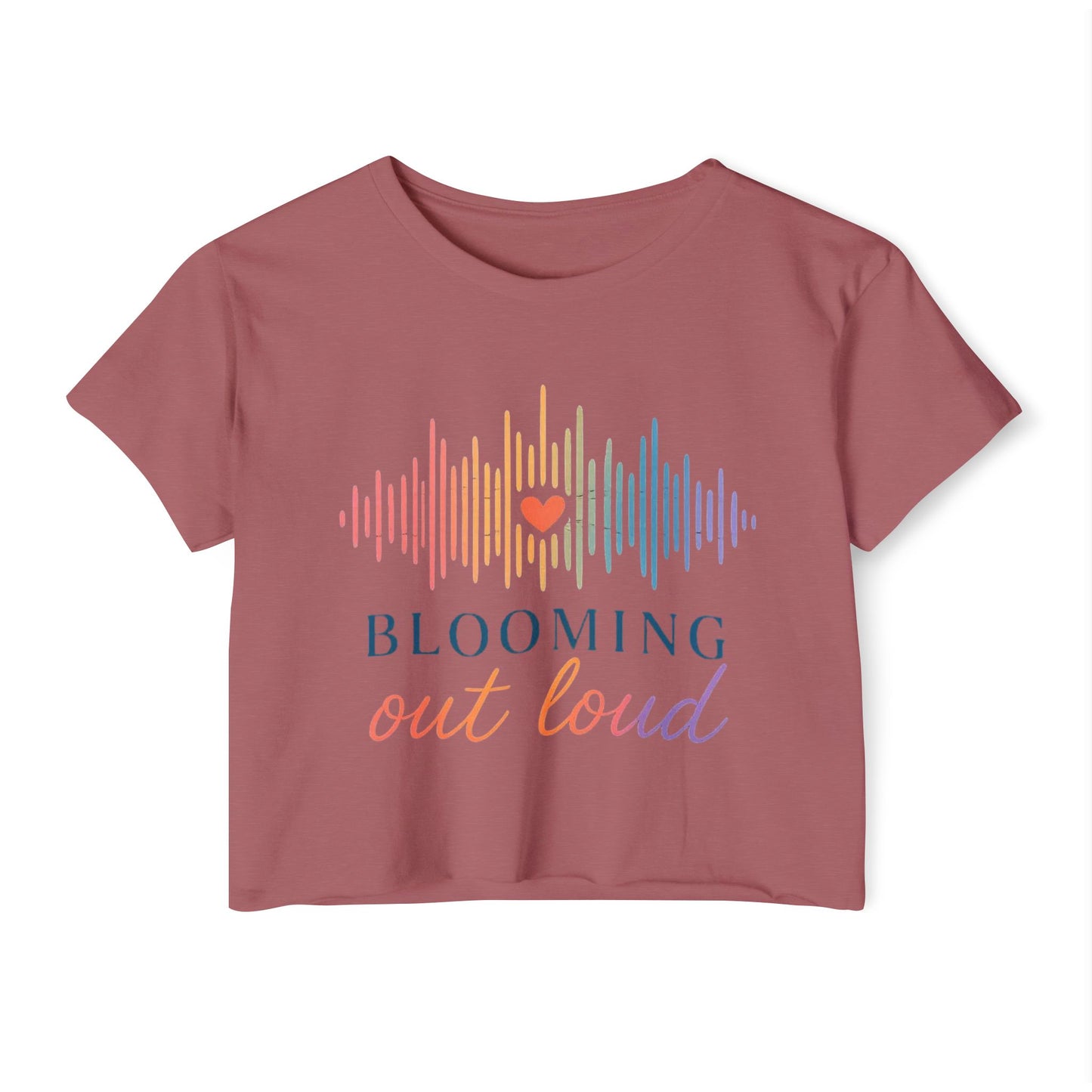 Blooming Out Loud Crop Top
