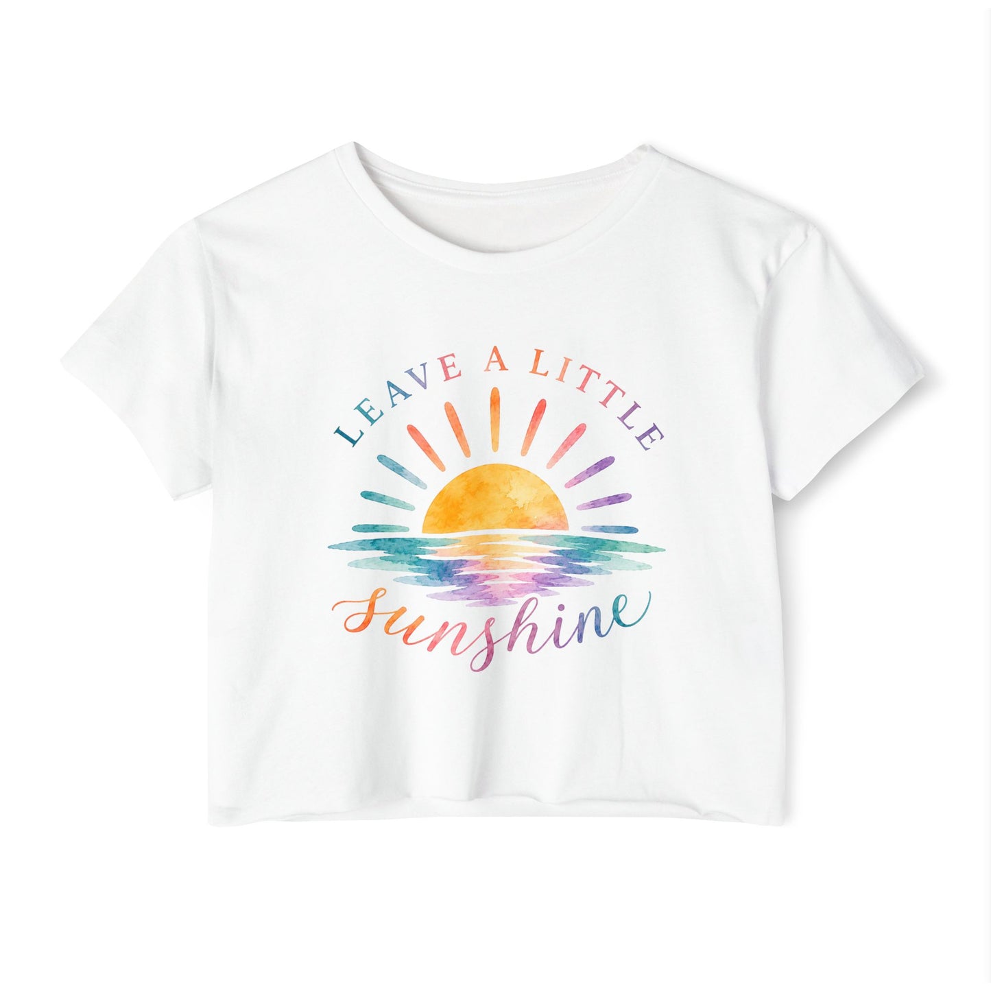 Leave A Little Sunshine Crop Top
