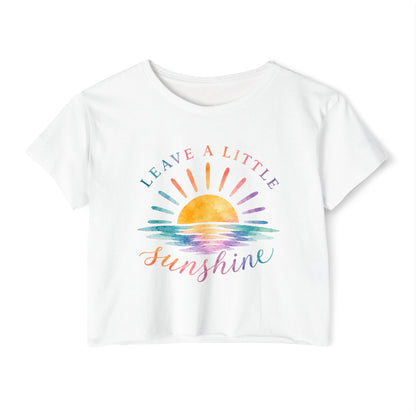 Leave A Little Sunshine Crop Top